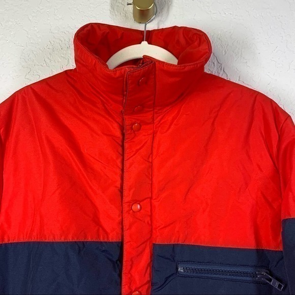 ROFFE Vintage Skiwear Thermal Insulated Red Ski Jacket -‎ Thinsulate - Picture 2 of 14